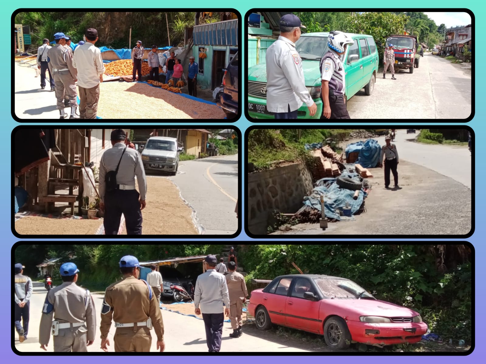 Dinas Perhubungan Kabupaten Mamasa dan Satpol‑PP Tertibkan Penggunaan Jalan Malabo–Kota Mamasa